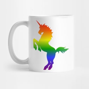 Rainbow Unicorn Silhouette Mug